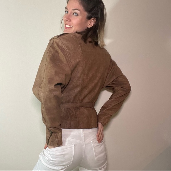 SOLD IN POSH LIVE Vintage Tannery West Leather Jacket - Picture 8 of 12